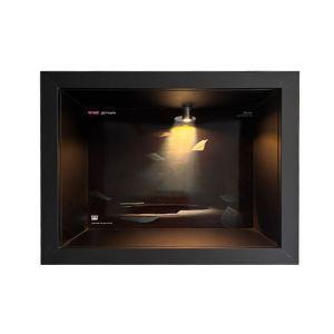 Tủ Trưng Bày Đồ Chơi Acrylic Trong Suốt Có Đèn Kín�� Bụi Kiểu Dáng Hiện Đại Đơn Giản Hình Chữ Nhật Có Khung Hình