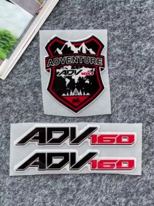 Honda ADV150 Logo Motorcycle Stickers 3D Gel Adventure Sticker Fuel Tank Windshield Decoration