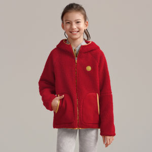 moodytiger | Insulated Red Wool Coat for Children