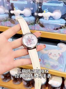 Sanrio Hello Kitty PU Leather Kids Quartz Watch 30M Waterproof Girls / Kids Watch 2121