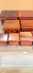 Kỷ vuông - Đế vuông - Đế nhất sơn vuông gỗ hương cao cấp sang trọng10 đến 25 cm
