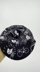 Black Cycling Cap Outdoor Sports Hat Team Bike Caps Breathable Summer Sun Protection