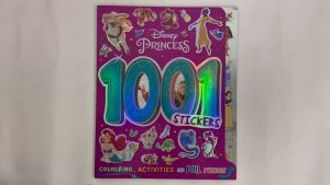 Disney Princess 1001 Stickers Book With Activities Colouring & Foil Stickers For Kids