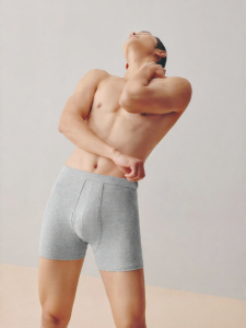 THREEGUN | Breathable High-Waist Long Loose Boxer Shorts Sweat Absorbent Prevents Chafing