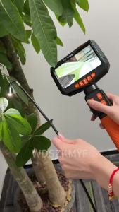 360 Articulating Borescope 1080P 6.0mm 5.0 inch IPS Monitor Industrial Inspection Camera With 2 Way Articulation For Automotive