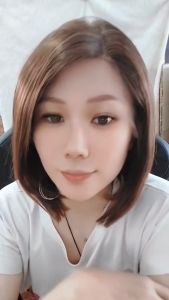 Ryuuta Wig Front Half Lace Deep Free Parting Bob Anna Black Brown