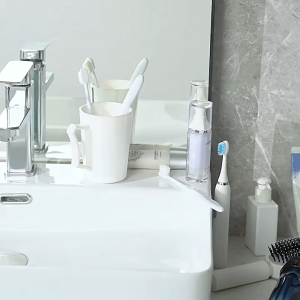 E.ACC - New Toothbrush Holder and Toothpaste Dispenser with 4 cups