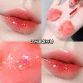 New Pink Shiny Lip Glaze Lip Gloss Moisturizing Transparent Plump Lip Gloss Overlap Lipstick Glossy Lip Balm Moisturizing Lipstick. 