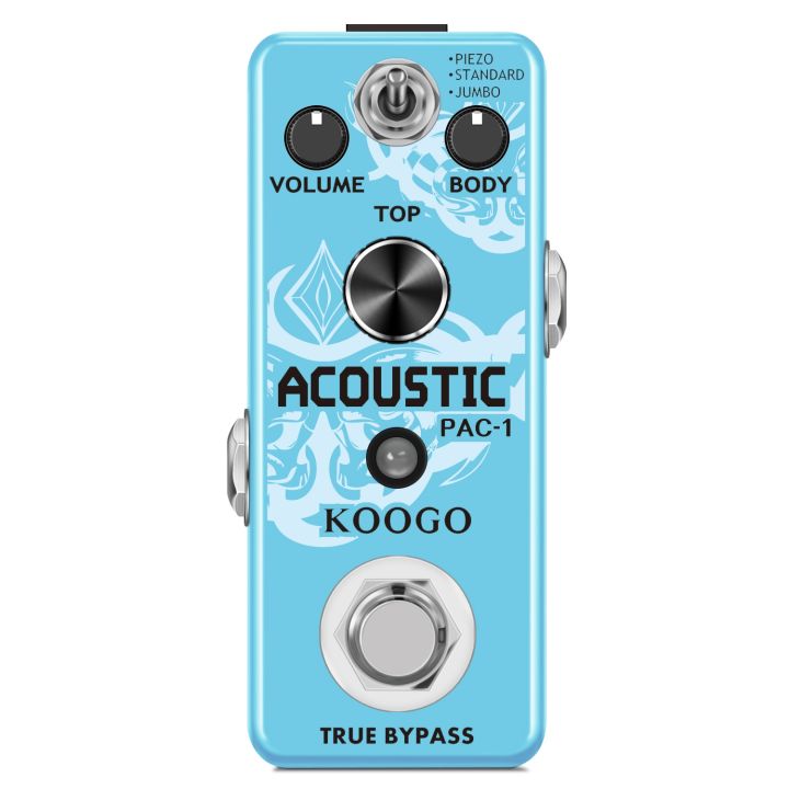 Koogo LEF320 AC Stage Guitar Pedal Effect Analog Acoustic Pedals For