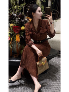 QFN | Retro Elegant Cheongsam Style Slimming Long Dress