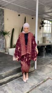 SETPRADA KAFTAN ROK LILIT KARDIGAN SET KEBAYA MODERN OUTFIT KONDANGAN SIMPLE ONE SET BATIK OUTER