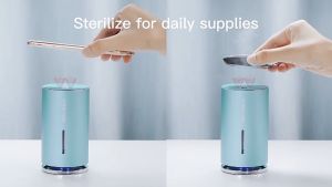 Air Humidifier Smart Induction Portable 1200mah Battery Car Mist Maker Aroma Diffuser USB Rechargeable Ultrasonic Humidifier