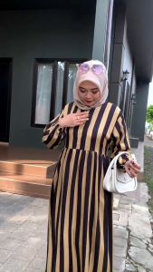 Midi Dress Rayon Viscose Premium