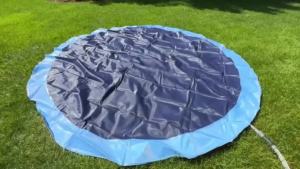 100/150/200cm Summer Pet Swimming Pool Inflatable Water Sprinkler Pad Play Cooling Mat Outdoor Interactive Fountain Toy for Dogs
