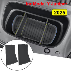 For Tesla Model Y Juniper 2025 Launch Front Trunk Combination Partition Spare Box Organizer Baffle Car Frunk Cargo Cover Board