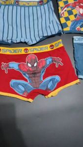 Spiderman กางเกงในผ้า cotton 4 ตัว (Spiderman Underwear Set - Cotton Fabric, 4 Pairs)