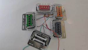 Lampu LED Samping Side Light 24V Universal Warna-Warni untuk Truk & Trailer