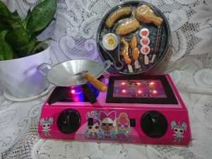 kompor mainan LED edukasi anak