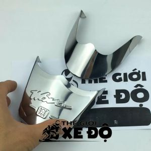 Mỏ dè wave alpha 110 đời 2017 - 2018 - 2019 - 2020 - 2021 - 2022 - 2023 ốp trang trí chỉ mũi dè trước sau xe wave inox