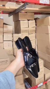 Sendal Slip On Wanita Heels 3cm Mules Sandal Selop Cewek FZ.01 UNIK28