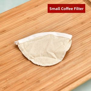 Cotton Flannel Coffee Filter Bag Hand-Poured Pot Drip Filter Cup Strainer Net Tea Milk Cotton Filter Cloth Kitchen Diningware
