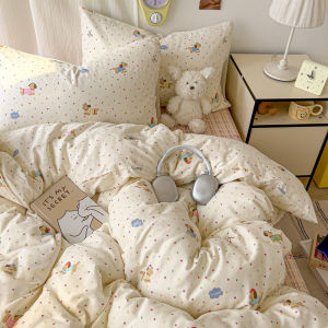 Fresh Style Cotton Bedding Set 4pcs