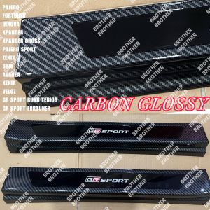 Sillplate Samping Carbon Glossy Innova Avanza Xenia Veloz Fortuner GR Sport Rush Terios Pajero Xpander Cross Zenix Brio