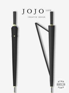 Gậy Chống Mưa JOJOS L. PD. 24 Xương Dài Tay Cầm Thẳng Gậy Chống Mưa Phong Cách Cổ Điển Dùng Cho Mọi Lứa Tuổi