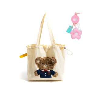 MABULA | Simplicity & Embroidery Canvas Tote Bag