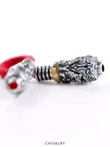 สร้อยข้อมือเงินแท้ 925 แบบดั้งเดิมดีไซน์นูนปีกผีเสื้อขนาดใหญ่ DIY แฮนด์เมดสไตล์วินเทจอเนกประสงค์สำหรับงานปาร์ตี้