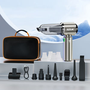 SZUK 18000Pa Mini Car Vacuum Cleaner Poweful Portable Cleaning Machine for Car Strong Suction Wireless Handheld Vacuum Cleaner