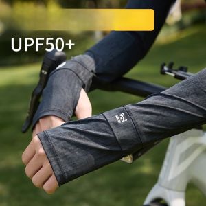 MiiOW | Tay lụa băng mỏng thoáng khí chống tia UV cho nam mùa hè khi đi câu cá đi xe đạp leo núi thể thao ngoài trời Tay bảo vệ chống nắng