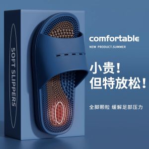 Dép Đi Trong Nhà Mùa Hè Cho Nam Dép Đi Trong Nhà Tắm Chống Trượt Chăm Sóc Chân Giày Lười PVC EVA Đế Cao Su Dễ Thương