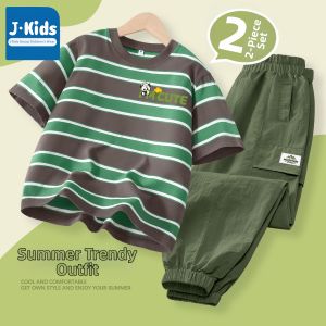 JKIDS | Summer New Childrens Striped Lightweight Casual Pants