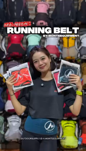 Speedbelt Monte Equipment - Running Belt Olahraga - Sabuk Pinggang untuk Lari