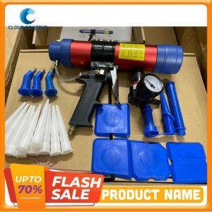 Sung Bắn Keo Silicon Bằng Hơi - Dạng Tuýp Apollo 300ml Keo Túi Xúc Xích Thân Hợp Kim Nhôm