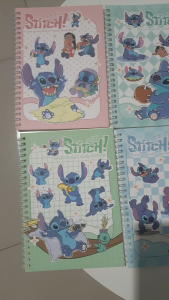 NOTE BOOK SPIRAL / BUKU CATATAN MINI SPIRAL UKURAN A5 MOTIF LILO DAN STITCH