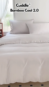 Cuddle™ Cool 2.0 Bamboo Fiber Pillowcase | Cooling Bamboo Pillowcase | Soft Breathable Smooth & Skin-Friendly Coverer