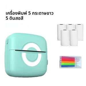 สนุกพิมพ์ C13 แบบพกพา Mini เครื่องพิมพ์สติกเกอร์ฉลาก Thermal Photo Labeller การพิมพ์ Maker Self-กาวสีกระดาษโปร่งใส