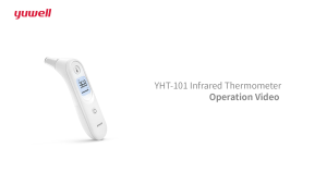 Nhiệt kế hồng ngoại YUWELL YHT101