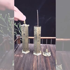 Bronze Incense Stick Holder Sutra Incense Burner Sandalwood Incense Sticks Souvenir Gift Home Fragrance 心经线香插 六角福禄香插 香炉 线香插 熏香炉 檀香炉 送礼佳品