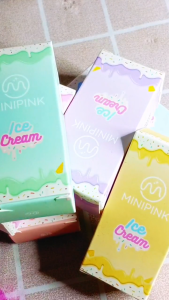 MINIPINK Ice Cream Lip Tint Matte Lembut Moisturizing Natural Look Anti Air  &  Tahan Lama - MP049