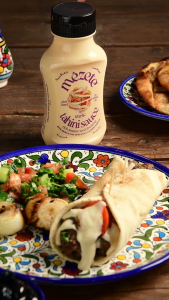 mezete Tahini Sauce Garlic 315g (Halal Certified) Sesame Seed Dressing Plant Based