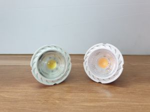 Bóng ghim chén led 5w COB Siêu Sáng (AS trắng vàng đuôi ghim Gu5.3 Gu10)