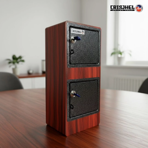 RED WOOD - Dual Door Alkansya Vault Multi Purpose Security box Direct Supplier & Manufacturer