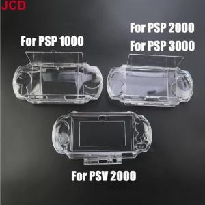 JCD 1pcs Crystal Transparent Hard Protective Case Cover Shell For PsVita Psv PSP 1000 2000 3000 Full Body Protector Skin Case