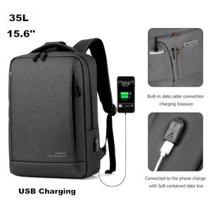 Laptop Backpack Men Waterproof Travel Backpack Bag College Backpack Shoulder Bag Anti Theft Back Pack School Bag with USB Charging Port for Men