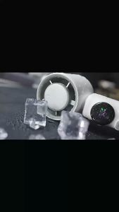 JF-131 USB Rechargeable Handheld Mini Fan 100 Level Adjustment Air Cooler LED Smart Digital Display Silent Strong Wind