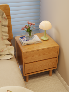 DONGMU | Real Wood Bedside Cabinet Small Home Use