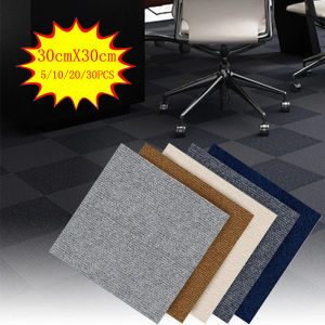 30cmx30cm Room Decoration Bedroom Carpet Solid Color Anti Slip Water Absorbing Anti Mold Self-adhesive Living Room Carpet